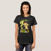 その私の9誕生日ダビングモンキー Tシャツ (正面フル)