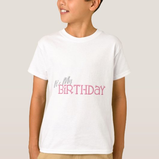 その私のBirthaday Tシャツ (正面)