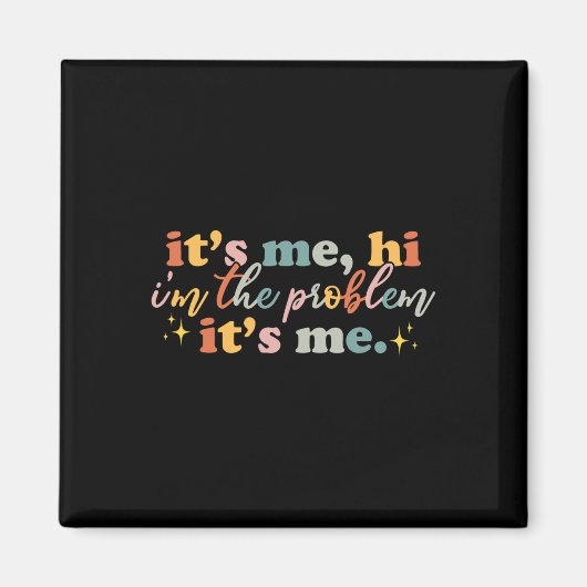 その私は私のための私のおもしろいGroovy マグネット (正面)