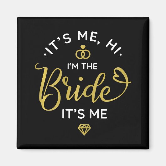 その私は私の花嫁その私の結婚式の日の女性Br マグネット (正面)