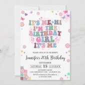 その私は、ハイグルービーディスコの時代の誕生日パーティー 招待状 (正面)