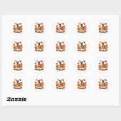 その秋ヤールドイツシェパードパピー ラウンドシール (シート)
