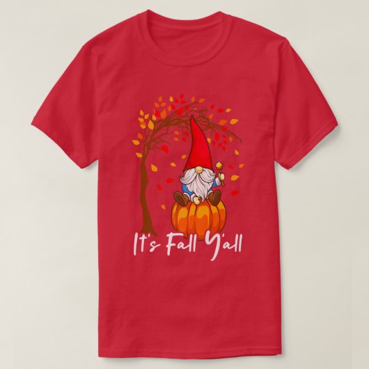 その秋ヤール秋格言キュートカボチャ秋離れ Tシャツ (デザイン正面)