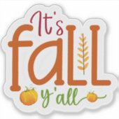 その秋yall シール (正面)
