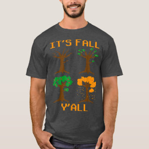 その秋YAll 8ビット秋秋ゲームレトロPiela Tシャツ