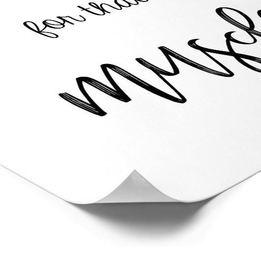 その筋肉のためのハッスル – フィットネスモチベーションDecor ポスター (角)