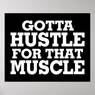 その筋肉の白のために抱擁しなければならない ポスター