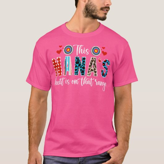 その範囲アーチェリーナナ祖母アーチのナナ Tシャツ (正面)