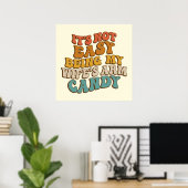 その簡単ではない私の妻アームキャンディレトログルーヴィ ポスター (ホームオフィス)