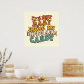 その簡単ではない私の妻アームキャンディレトログルーヴィ ポスター (キッチン)