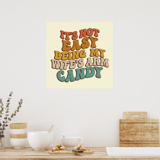 その簡単ではない私の妻アームキャンディレトログルーヴィ ポスター (キッチン)