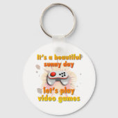 その美しい一日 – ビデオゲー遊ムをしよう キーホルダー (正面)