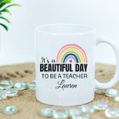 その美しい日の先生名コーヒーマグ コーヒーマグカップ