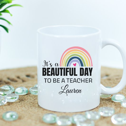 その美しい日の先生名コーヒーマグ コーヒーマグカップ