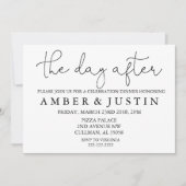 その翌日 |招待状 招待状 (正面)