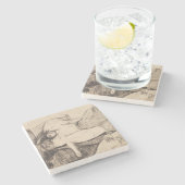 その翌日(Edvard Munch) ストーンコースター (横)