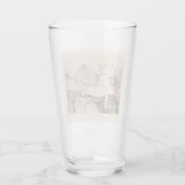 その翌日(Edvard Munch) タンブラーグラス (裏面)