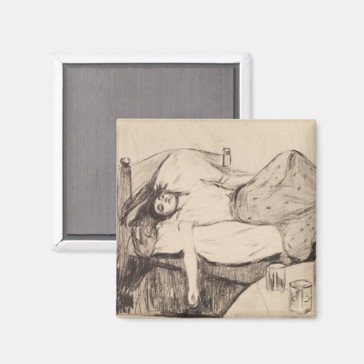 その翌日(Edvard Munch) マグネット (正面/裏面)