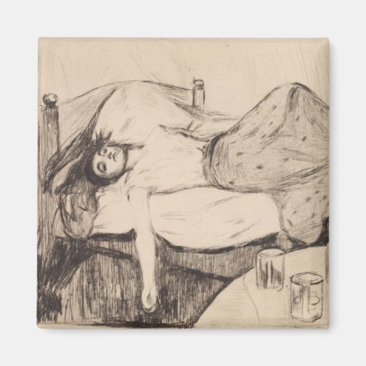 その翌日(Edvard Munch) マグネット (正面)