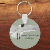 その翼を広げる キーホルダー (正面)