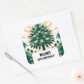 その自然クールキャッシュのみマネーツリー13誕生日 スクエアシール (封筒)