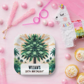 その自然クールキャッシュのみマネーツリー13誕生日 ペーパープレート (パーティー)