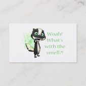 その臭いのスカンクはである何 名刺 (裏面)