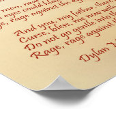 その良い夜に優しく入らないで ポスター (角)