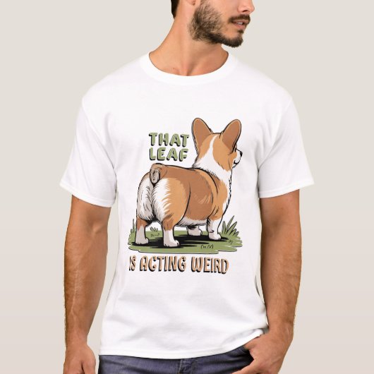 その葉っぱおかしくない? Tシャツ (正面)
