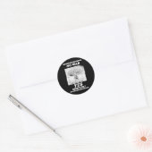 その行く懸命ノウォーYesブロッコリー ラウンドシール (封筒)