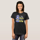 その行を終わらせてくれスロース編み物 Tシャツ (正面フル)