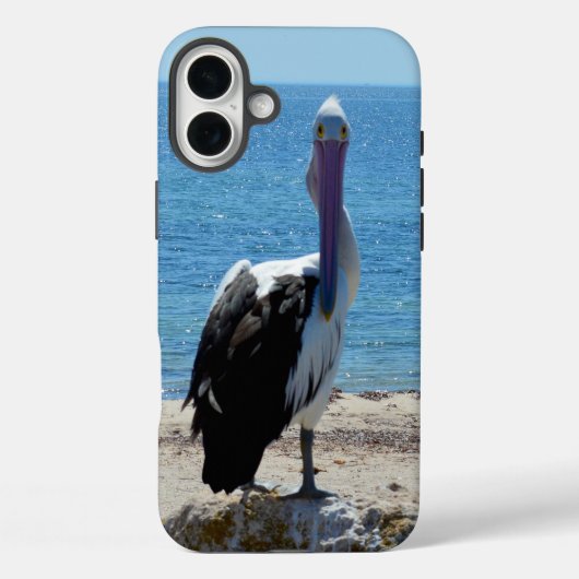 その表情のペリカン Case-Mate iPhoneケース (裏面)
