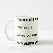 その褒美は何か! コーヒーマグカップ (左)