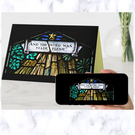 その言葉は肉のクリスマスに作られた カード