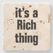 その豊かな物 ストーンコースター (正面)