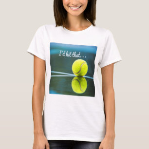 その贈り物を受けたテニスボおもしろいール Tシャツ