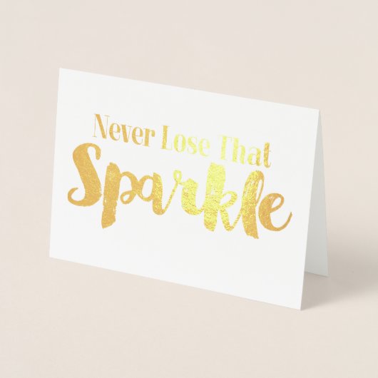 その輝きを失うことはない 箔カード (正面)