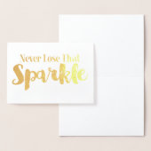 その輝きを失うことはない 箔カード (ディスプレー)