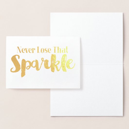 その輝きを失うことはない 箔カード (ディスプレー)