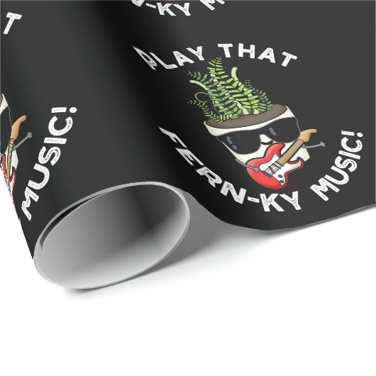 その遊ファーンキー音楽のおもしろい植物プンダークBG ラッピングペーパー (ロールコーナー)