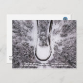 「その道を旅しよう」やる気を起こさせる引用文 ポストカード (正面/裏面)