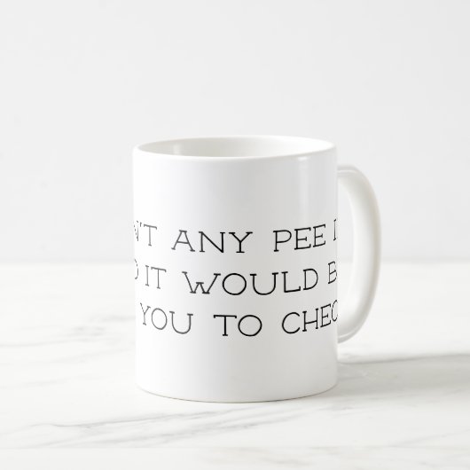 その醜いうわさに直接取り組むマグ コーヒーマグカップ (正面右)