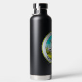 その鎖をガタガタと鳴らす |ディスクゴルフのスケルトン ウォーターボトル (右面)