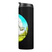 その鎖をガタガタと鳴らす |ディスクゴルフのスケルトン タンブラー (回転右)