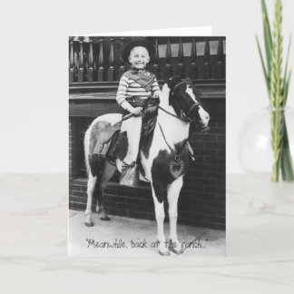 「その間に、牧場で…」 カード