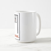 その間スコットランドのおもしろいなキルトの冗談のマグで コーヒーマグカップ (正面右)