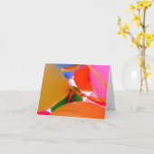 その間宇宙 カード (黄色い花)