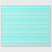 その雪の鬼のギフトラップ ラッピングペーパー (フラット)