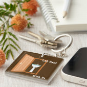 その音を聞き入れる キーホルダー (正面右)