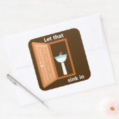 その音を聞き入れる スクエアシール (封筒)